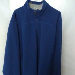 Athletic Works Men's Fleece Quarter Zip pullover Color Blue Size Large 4…